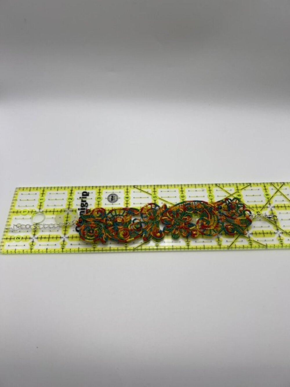 Homemade Multicolored Lace Bracelet - Picture 5 of 5